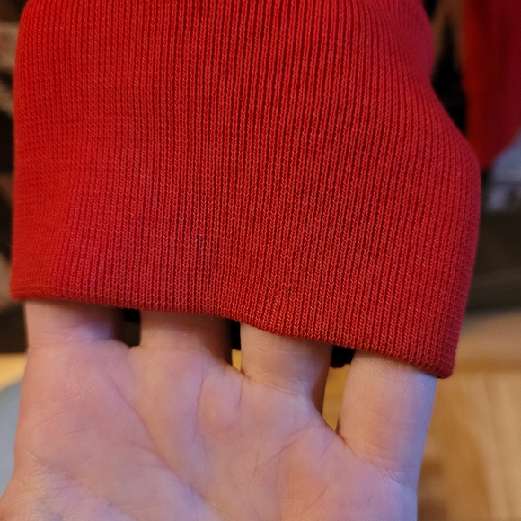 Dickies Y2k Red Crewneck Sweatshirt Horseshoe Logo - S - Picture 8 of 8